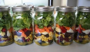 Salad in a jar